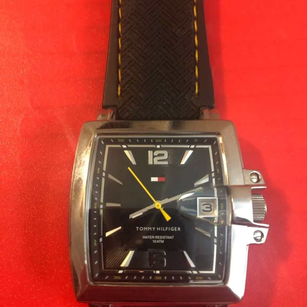 Tommy Hilfiger Americano Chronograph Date Window 100% Stainless Steel Men’sWatch